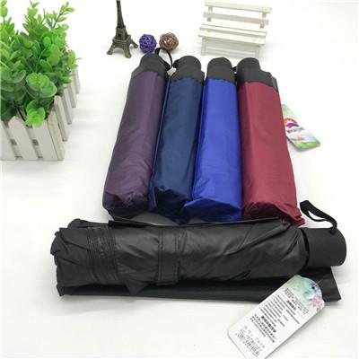 最佳印象黑胶纯色伞