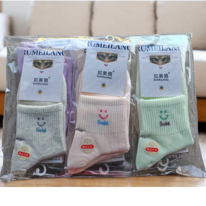 菓青长筒加厚长袜