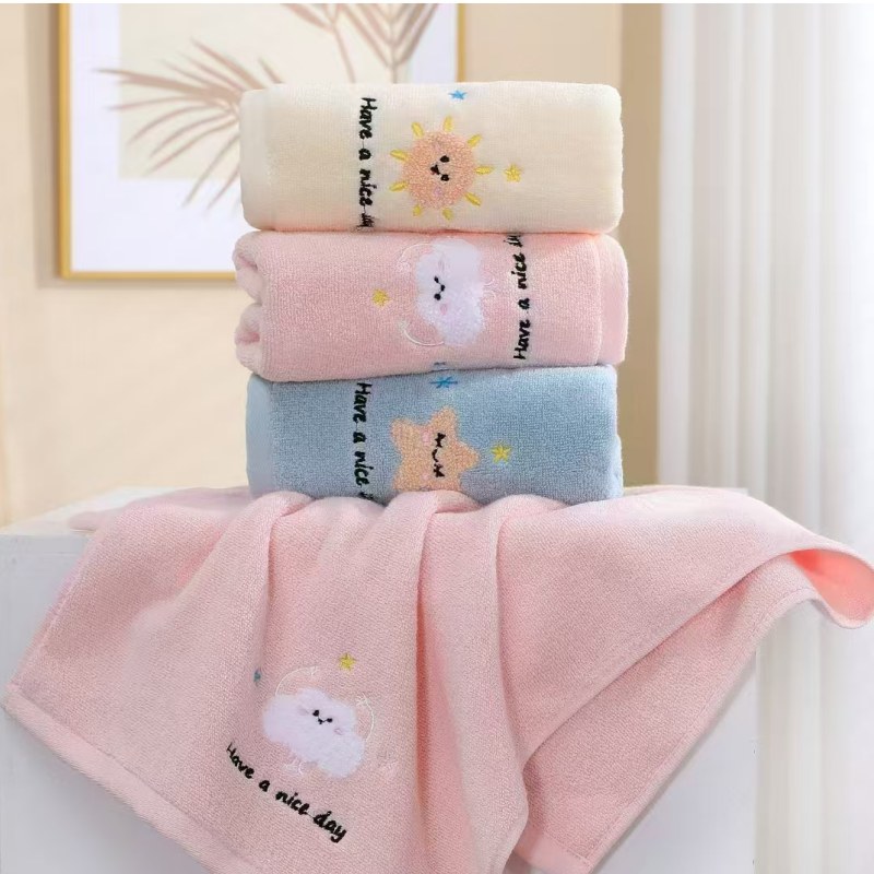 绅威100%纯棉中巾