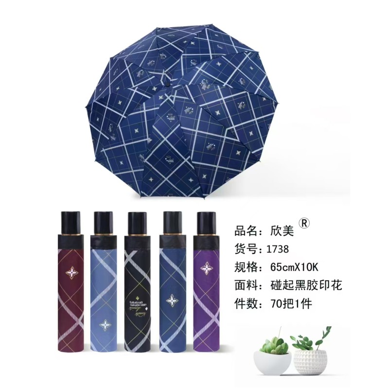 欣美匠心独具黑胶伞