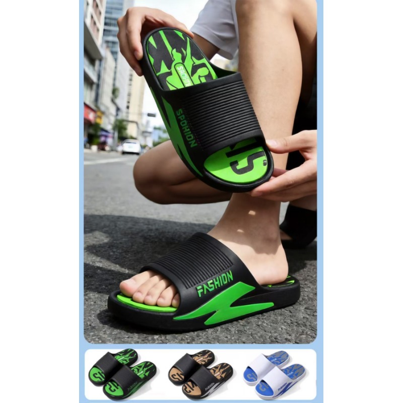 时尚加EVA垫男拖